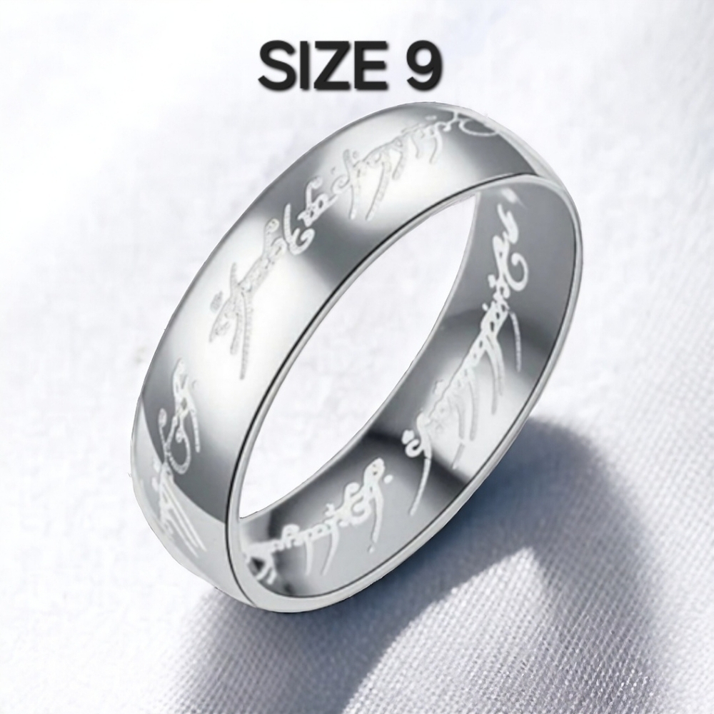 Lord Of The Rings Unisex Silver Stainless Steel The One Ring